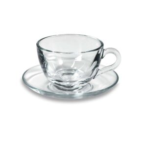 Tazza cappuccino in vetro Mod. Paraguay