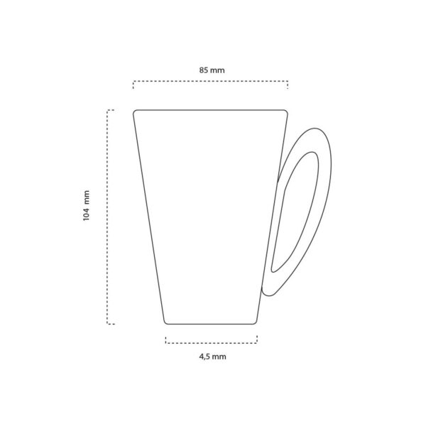 Mug in porcellana Mod. Trinidad - immagine 2