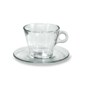 Tazza cappuccino in vetro Mod. Perù