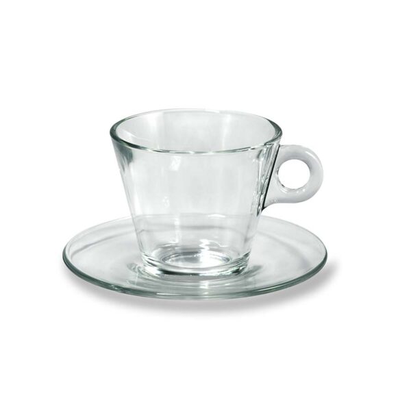 Tazza cappuccino in vetro Mod. Perù