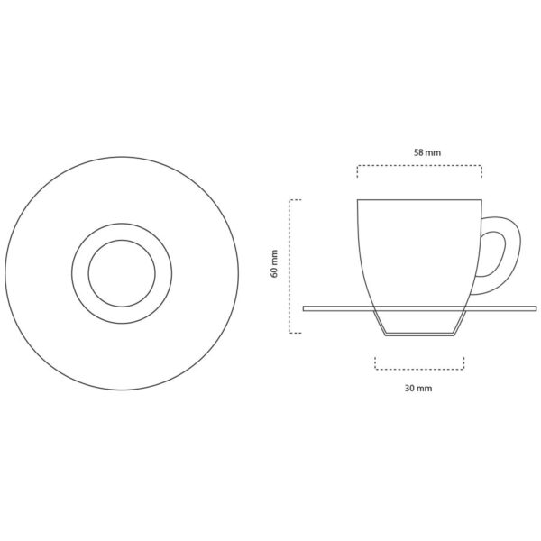 Tazzina caffè in vetro Mod. Kava - immagine 2